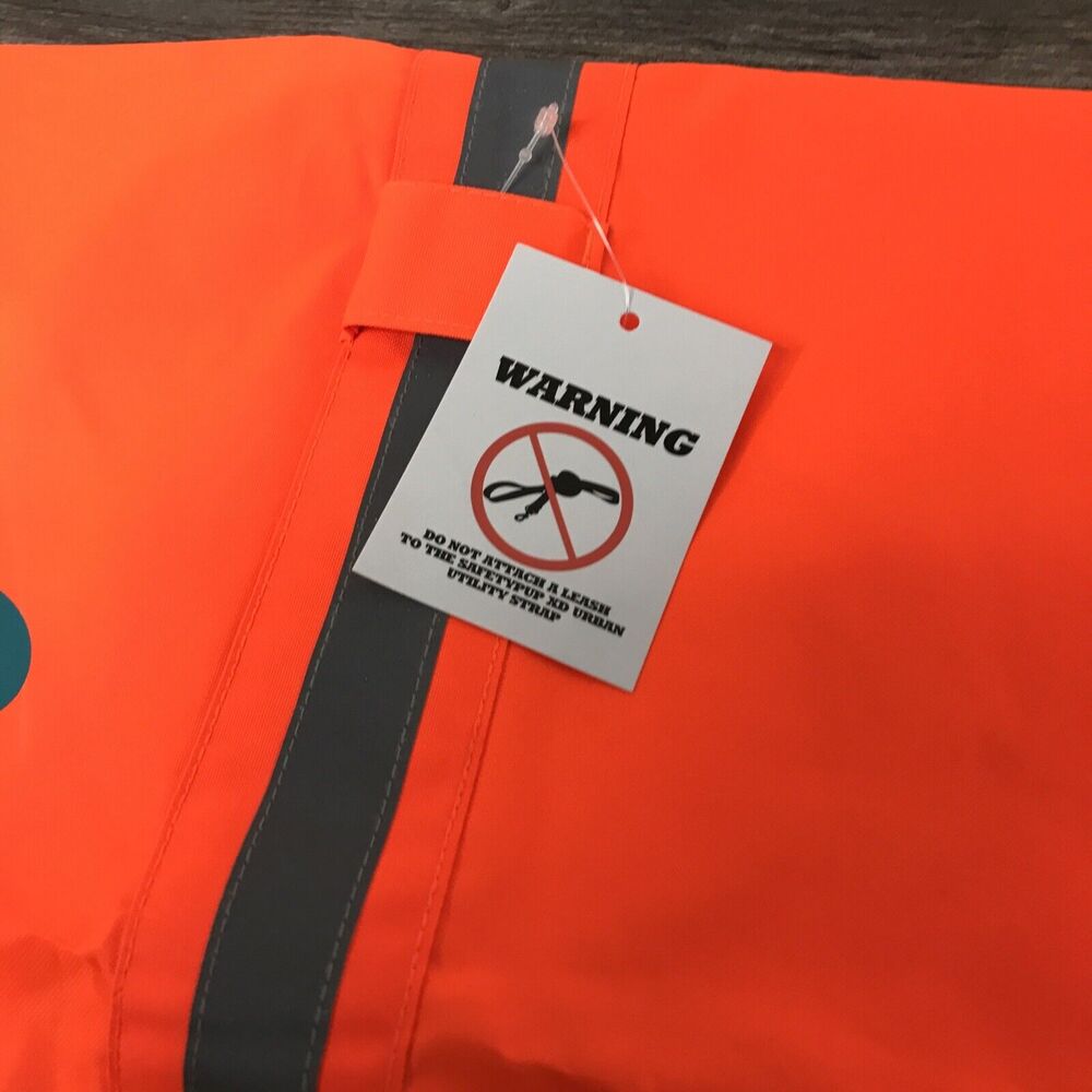 Reflective Dog Hi-Vis Warning Clothing‎ Orange XL Safety Pup XD New - Picture 8 of 8